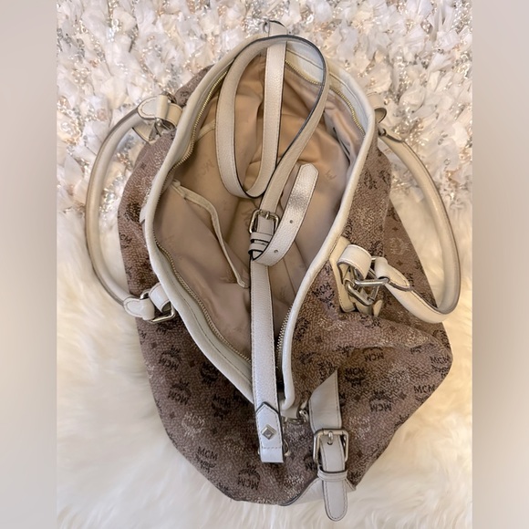 🔥Vintage MCM Brown Canvas Crossbody - Picture 5 of 16